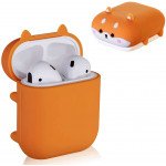 Wholesale Cute Design Cartoon Silicone Cover Skin for Airpod (1 / 2) Charging Case (Shiba Inu Dog)